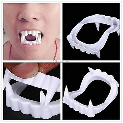 Fancydresswale Halloween Party Props for Horror Ghost Halloween Party (Radium Nails with Dracula Teeth) fancydresswale.com