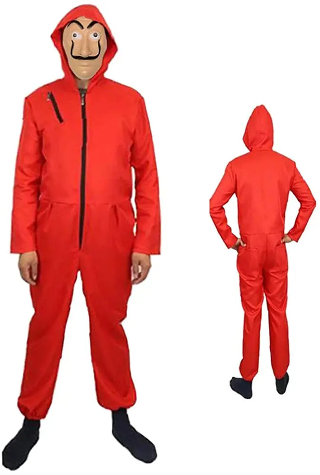 Fancydresswale Money Heist Costume for La Casa De Papel with Mask for Adults, free size fancydresswale.com