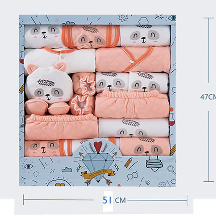 Fancydresswale Newborn Gift set for Baby boys and baby Girls | 18 piece newborn cloths and accessories set | Fits newborn to 12 months, Orange fancydresswale.com