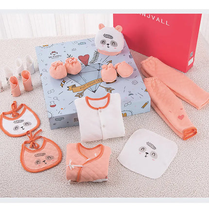 Fancydresswale Newborn Gift set for Baby boys and baby Girls | 18 piece newborn cloths and accessories set | Fits newborn to 12 months, Orange fancydresswale.com