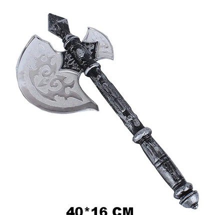 Fancydresswale Plastic Axe for Role Play Pharsa Mythological Toy Weapon for Kids fancydresswale.com