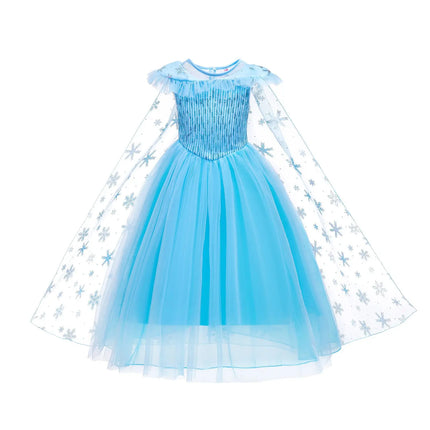 Fancydresswale Princess Elsa Party Dress with,Crown,Necklace,Earrings,Gloves Accessories 3-8 Years fancydresswale.com