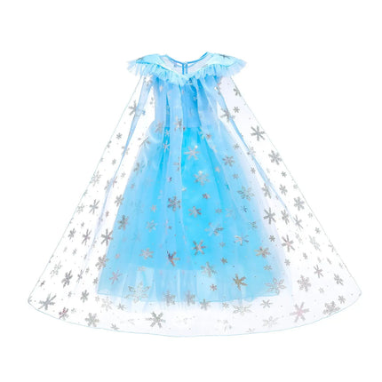 Fancydresswale Princess Elsa Party Dress with,Crown,Necklace,Earrings,Gloves Accessories 3-8 Years fancydresswale.com