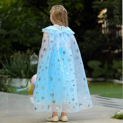 Fancydresswale Princess Elsa Party Dress with,Crown,Necklace,Earrings,Gloves Accessories 3-8 Years fancydresswale.com