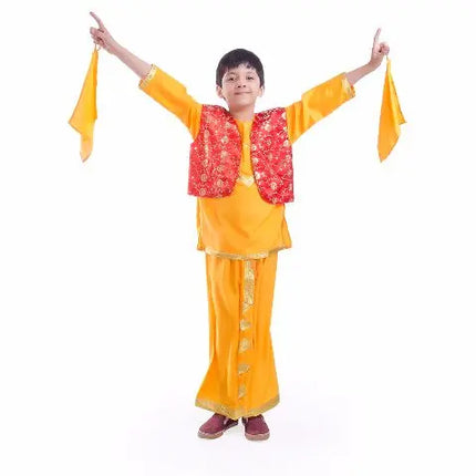 Fancydresswale Punjabi Bhangra Baisakhi Folk Dance Costume for Boys and Men, bhangda dress Fancydresswale