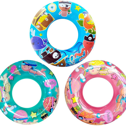Fancydresswale Swimming Tube for kids; Suitable for 3-6 years kids, Assorted colors and designs fancydresswale.com