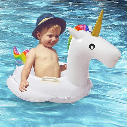 Fancydresswale Swimming tube Unicorn Baby Swimming ring Kids Inflatable Swimming Pool Fun Swimming Rings fancydresswale.com