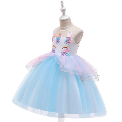 Fancydresswale Unicorn Blue dress for Girls Fancydresswale.com