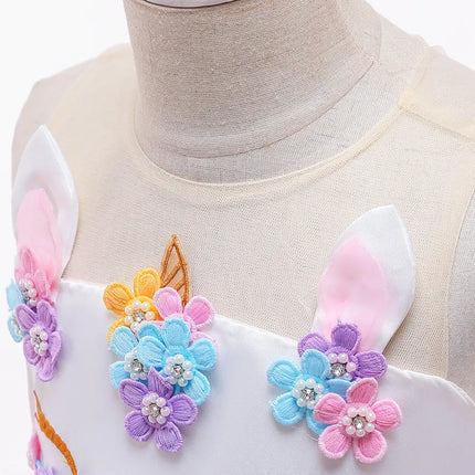 Fancydresswale Unicorn Blue dress for Girls Fancydresswale.com
