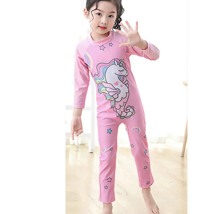 Fancydresswale Unicorn Full sleeve Swimsuit for Girls fancydresswale.com