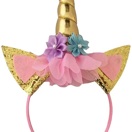 Fancydresswale Unicorn dress for Girls Gown Style Full sleeves with headband, Pink Fancydresswale.com
