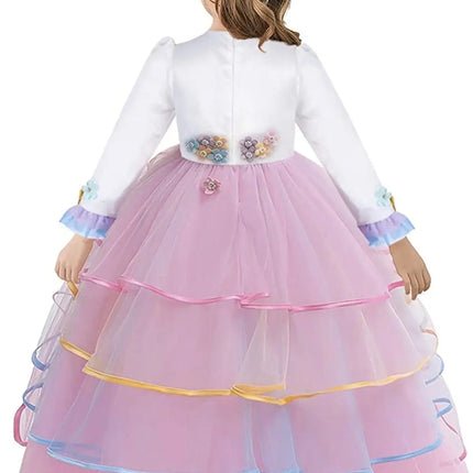 Fancydresswale Unicorn dress for Girls Gown Style Full sleeves with headband, Pink Fancydresswale.com