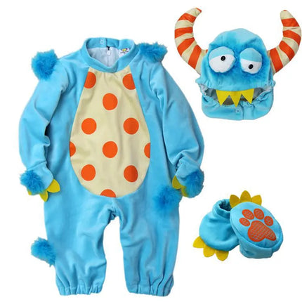 Fancydresswale baby Photography Props Blue Elves Costume Jumpsuit Halloween Cosplay Costume(6 Months -24 Months)) Fancydresswale