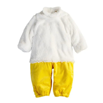 Fancydresswale baby Photography Props Hen Bird Costume Jumpsuit Halloween Cosplay Costume(6 Months -24 Months)) Fancydresswale