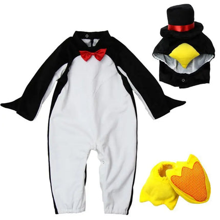 Fancydresswale baby Photography Props Penguin Bird Costume Jumpsuit Halloween Cosplay Costume(6 Months -24 Months)) Fancydresswale