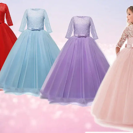 Fancydresswale girls dress new fashion One piece Long frock Maxi Gown Stylish - White Fancydresswale.com