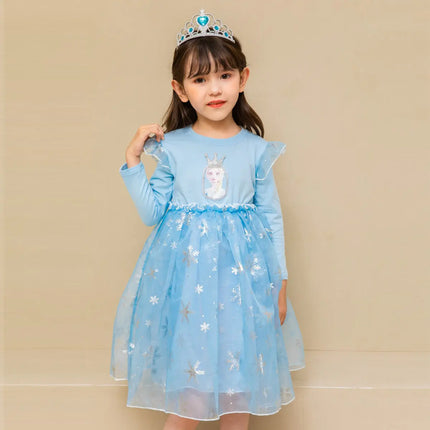 Fancydresswale princess Elsa frozen costume for Girls fancydresswale.com