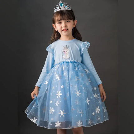 Fancydresswale princess Elsa frozen costume for Girls fancydresswale.com