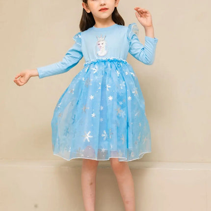 Fancydresswale princess Elsa frozen costume for Girls fancydresswale.com