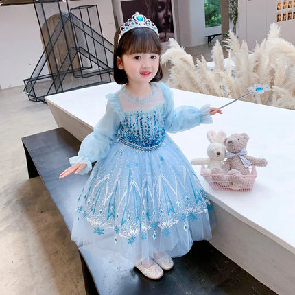 Fancydresswale princess Elsa frozen elegant new dress for Girls fancydresswale.com