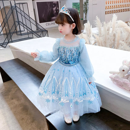 Fancydresswale princess Elsa frozen elegant new dress for Girls fancydresswale.com