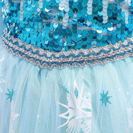 Fancydresswale princess Elsa frozen elegant new dress for Girls fancydresswale.com