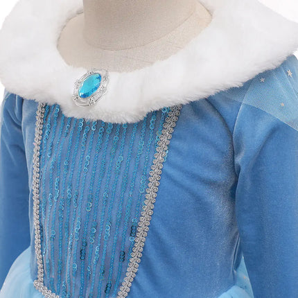 Fancydresswale princess Pageant Elsa frozen costume for Girls fancydresswale.com