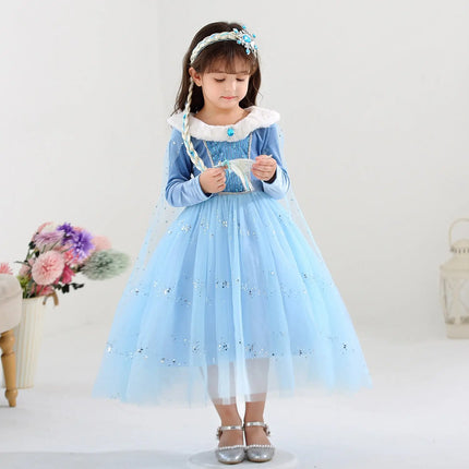 Fancydresswale princess Pageant Elsa frozen costume for Girls fancydresswale.com