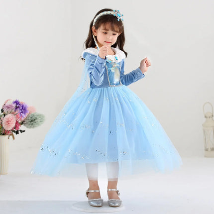 Fancydresswale princess Pageant Elsa frozen costume for Girls fancydresswale.com