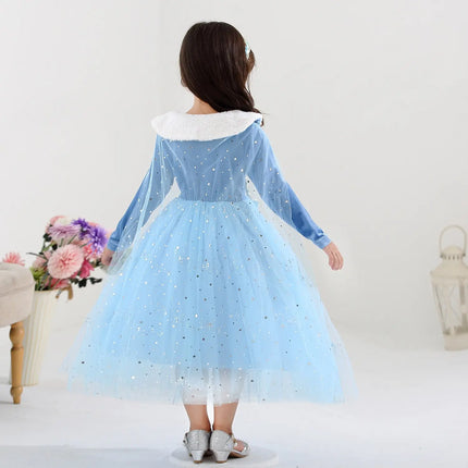Fancydresswale princess Pageant Elsa frozen costume for Girls fancydresswale.com
