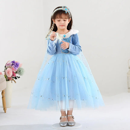Fancydresswale princess Pageant Elsa frozen costume for Girls fancydresswale.com