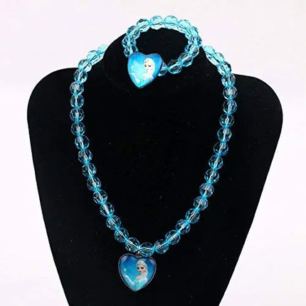 Frozen Party Flavour Necklace and Bracelet Set- Elsa Fancydresswale