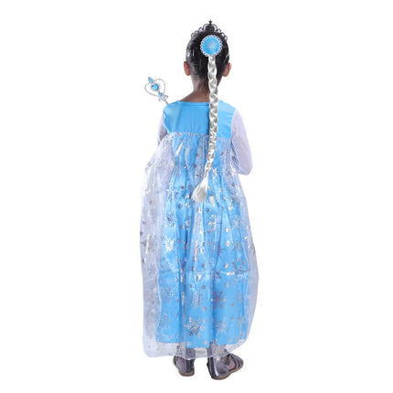 Frozen Princess elsa dress with Accessories Fancydresswale