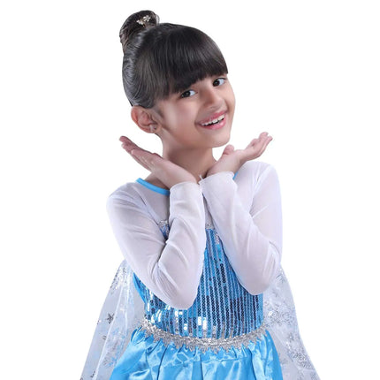 Frozen Queen Elsa costume for Girls - Only Gown Fancydresswale