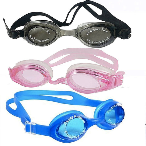 Fancydresswale Swimming Goggles for kids and Adults- Assorted colors and designs
