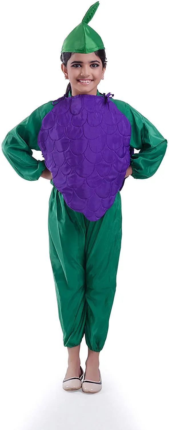 Grape Fruit Cutout with Cap for Girls and boys for Fancy dress competitions Fancydresswale
