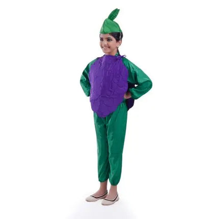 Grapes Green Cap and Purple Grapes Shape Cutout Fancydresswale