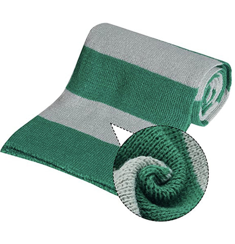 Harry Magician Patch Knit Scarf Muffler -Green