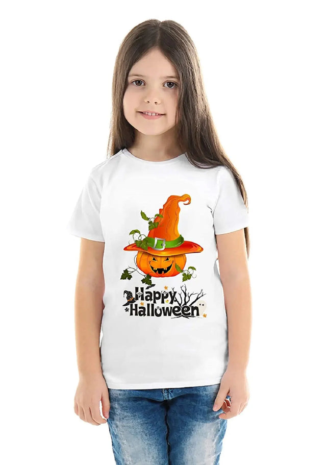 Halloween T-Shirts Dress For Girls H3 Fancydresswale