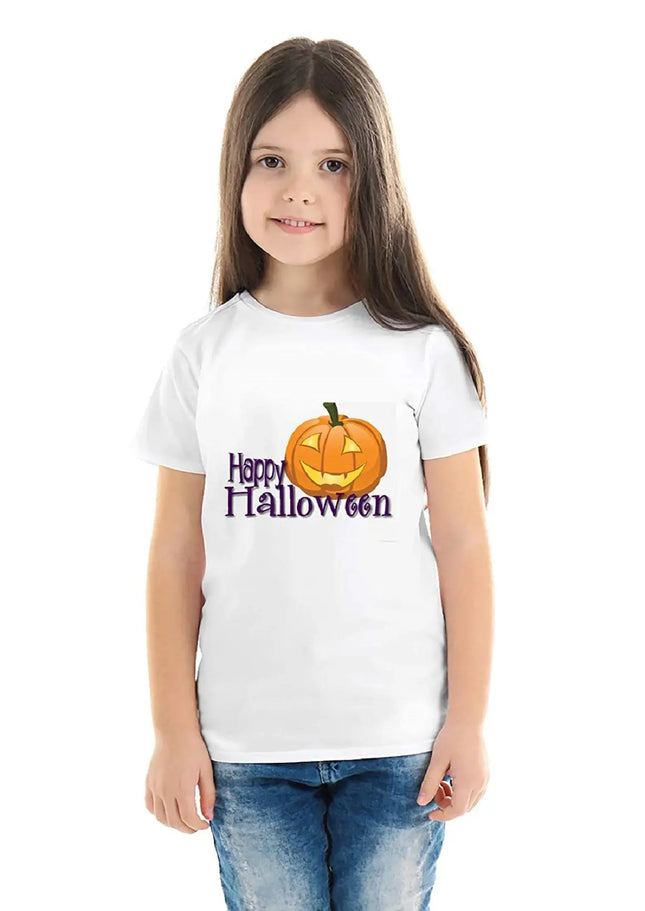 Halloween T-Shirts Dress For Girls H4 Fancydresswale