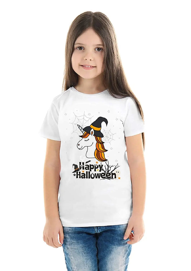 Halloween T-Shirts Dress For Girls H5 Fancydresswale