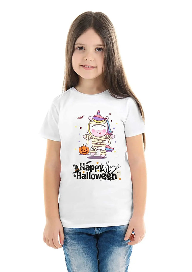 Halloween T-Shirts Dress For Girls H8 Fancydresswale