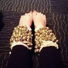 Handmade Indian Classical Ghungroo Dance Accessories Bharatnatyam, Kuchipudi, Odissi Ghungru for Dancer's Feet Fancydresswale