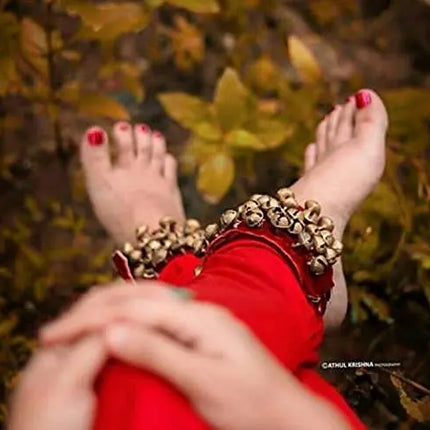 Handmade Indian Classical Ghungroo Dance Accessories Bharatnatyam, Kuchipudi, Odissi Ghungru for Dancer's Feet Fancydresswale