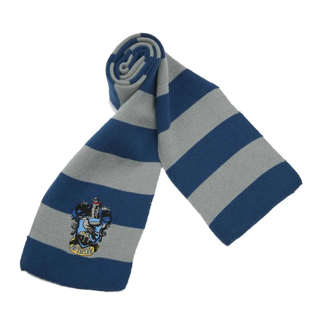 Harry Magician Patch Knit Scarf Muffler -Blue Fancydresswale