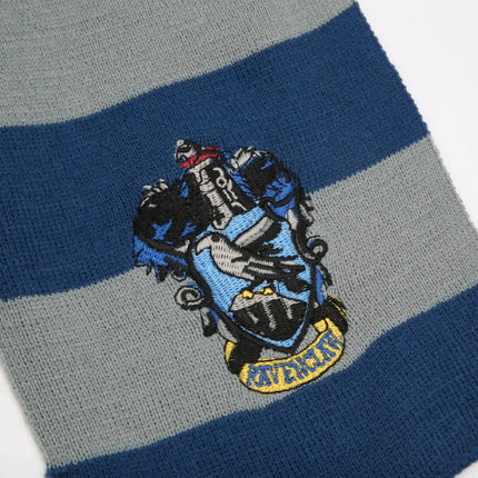 Harry Magician Patch Knit Scarf Muffler -Blue Fancydresswale