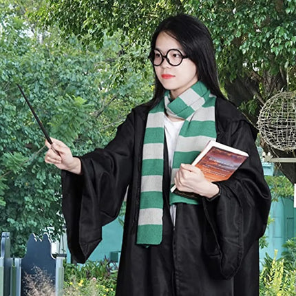 Harry Magician Patch Knit Scarf Muffler -Green Fancydresswale