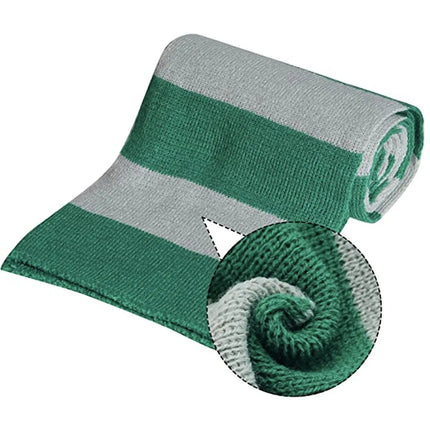 Harry Magician Patch Knit Scarf Muffler -Green Fancydresswale