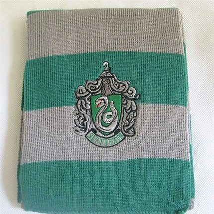 Harry Magician Patch Knit Scarf Muffler -Green Fancydresswale