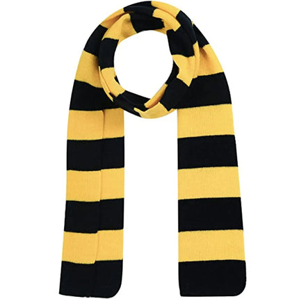 Harry Magician Patch Knit Scarf Muffler -Yellow and Black Fancydresswale